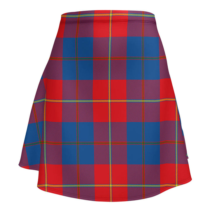 Blane Clan Badge Tartan Flared Skirt