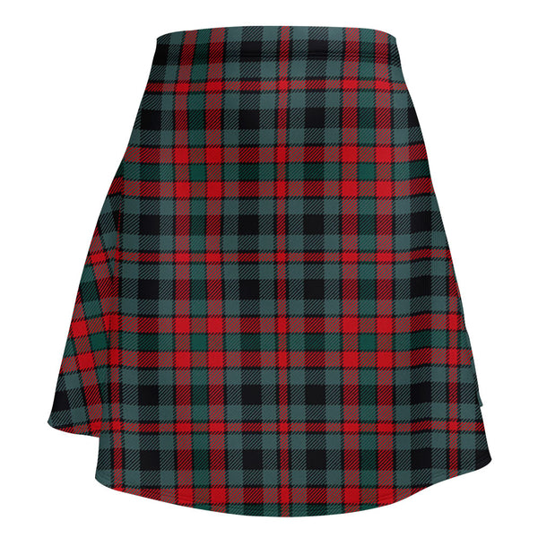 Borthwick Modern Clan Badge Tartan Flared Skirt