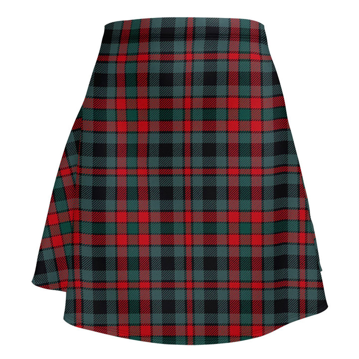 Borthwick Modern Clan Badge Tartan Flared Skirt