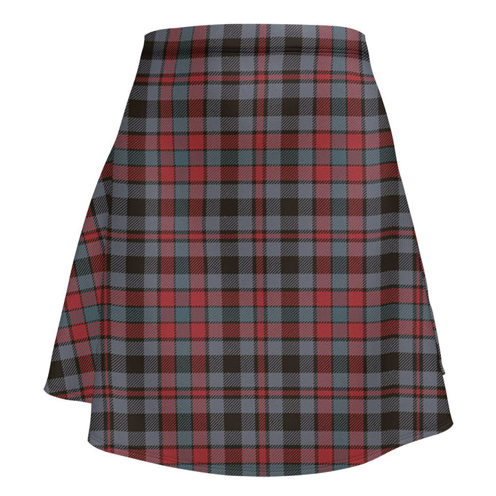 Borthwick Weathered Clan Badge Tartan Flared Skirt