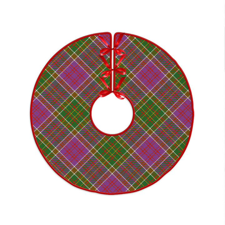 Bowie Ancient Clan Badge Tartan Christmas Tree Skirt