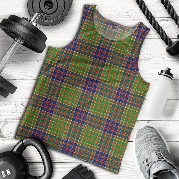 Bowie Modern Clan Badge Tartan Men Tank Top