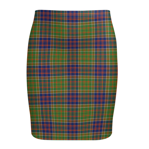 Bowie Modern Tartan Fitted Skirt