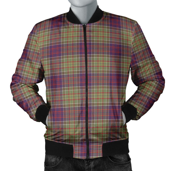 Bowie Weathered Clan Badge Tartan Bomber Jacket
