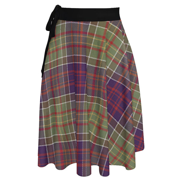 Bowie Weathered Tartan Wrap Skirt