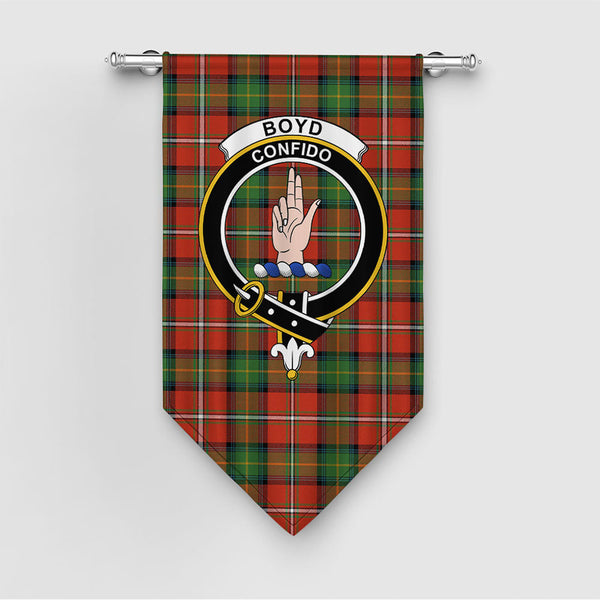 Boyd Ancient Clan Badge Tartan Gonfalon