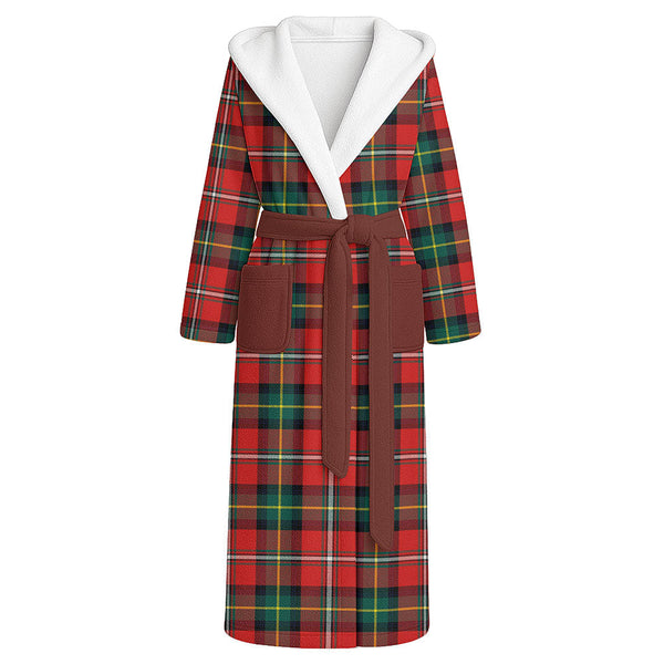Boyd Modern Clan Badge Tartan Flannel Hooded Bathrobe