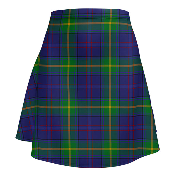 Boyle Clan Badge Tartan Flared Skirt