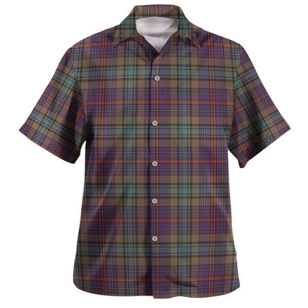 Braid Weathered Tartan Hawaiian Shirt