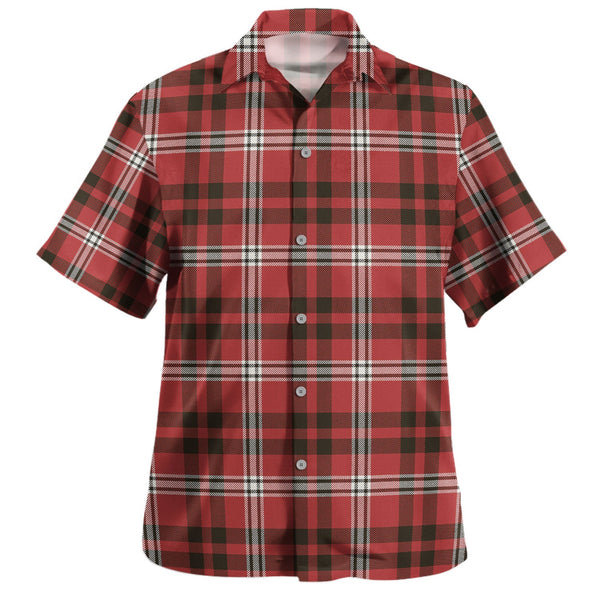 Brice Weathered Tartan Hawaiian Shirt