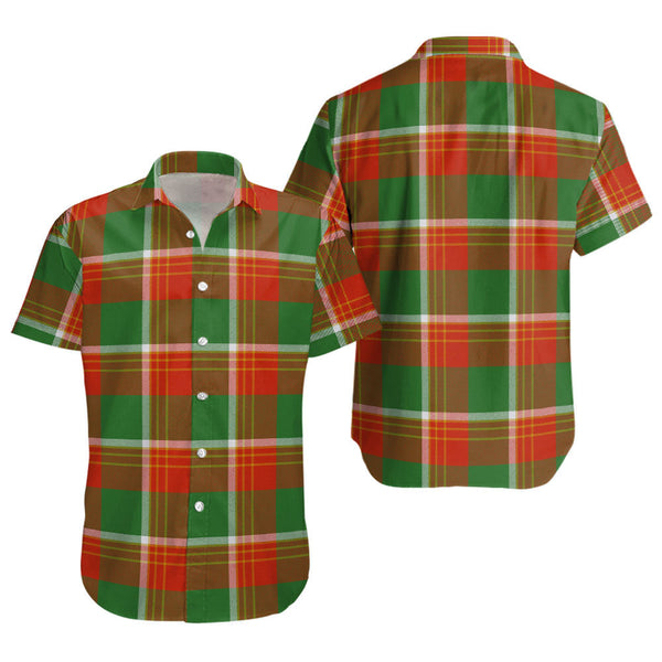 Brisbane Ancient Clan Badge Tartan Short Sleeve Shirt