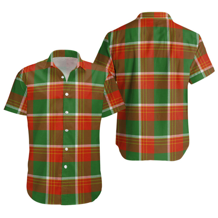 Brisbane Ancient Clan Badge Tartan Short Sleeve Shirt