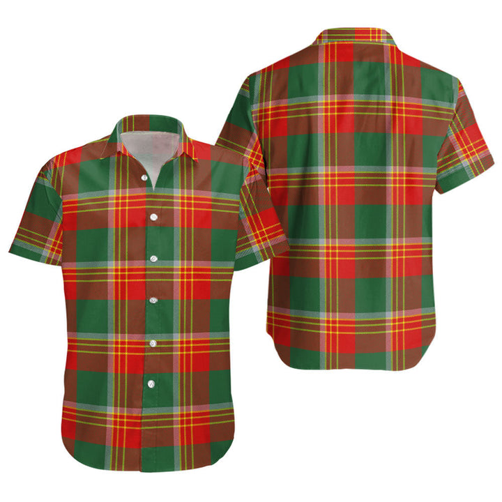 Brisbane Modern Clan Badge Tartan Short Sleeve Shirt