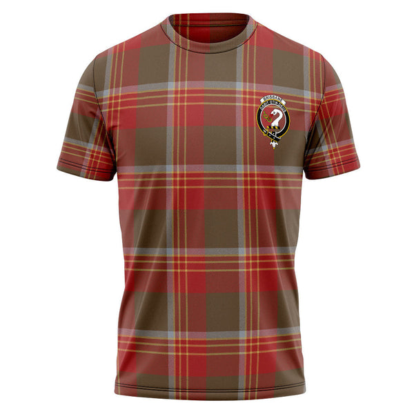 Brisbane Weathered Clan Badge Tartan T-Shirt