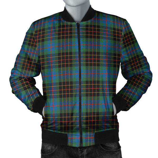 Brodie Hunting Ancient Clan Badge Tartan Bomber Jacket