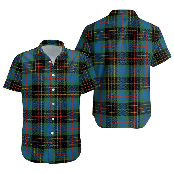 Brodie Hunting Ancient Clan Badge Tartan Short Sleeve Shirt