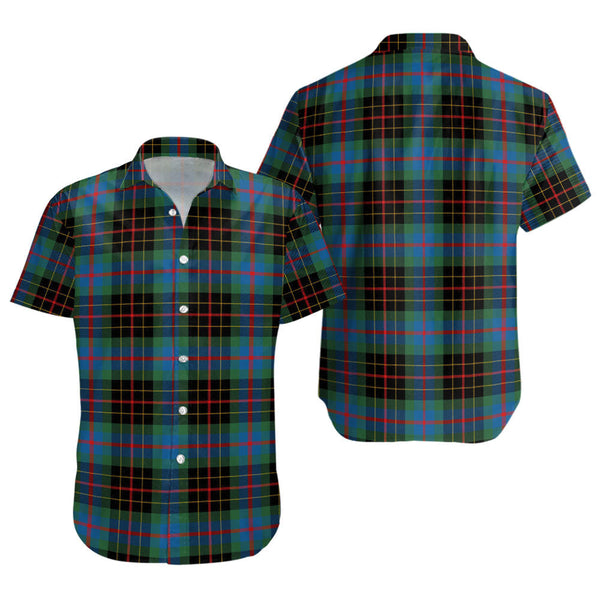 Brodie Hunting Modern Clan Badge Tartan Short Sleeve Shirt