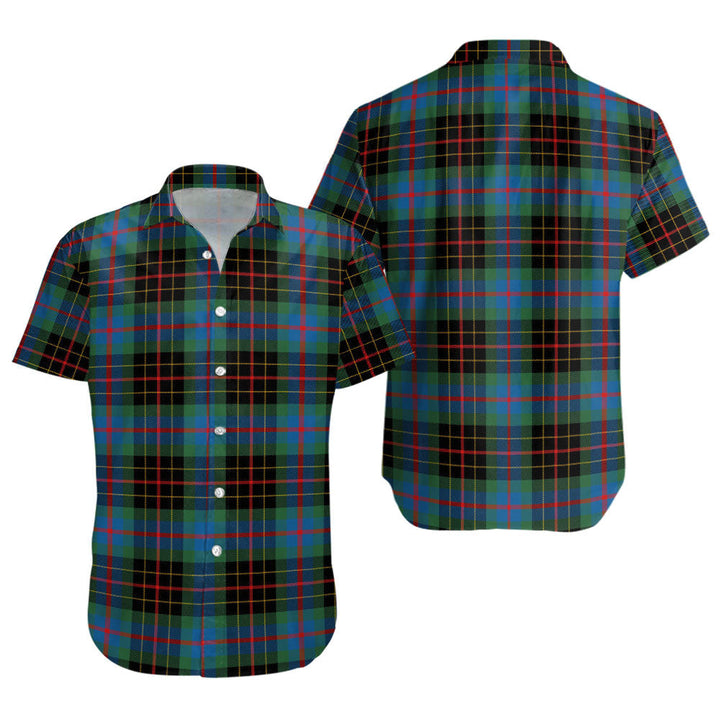 Brodie Hunting Modern Clan Badge Tartan Short Sleeve Shirt
