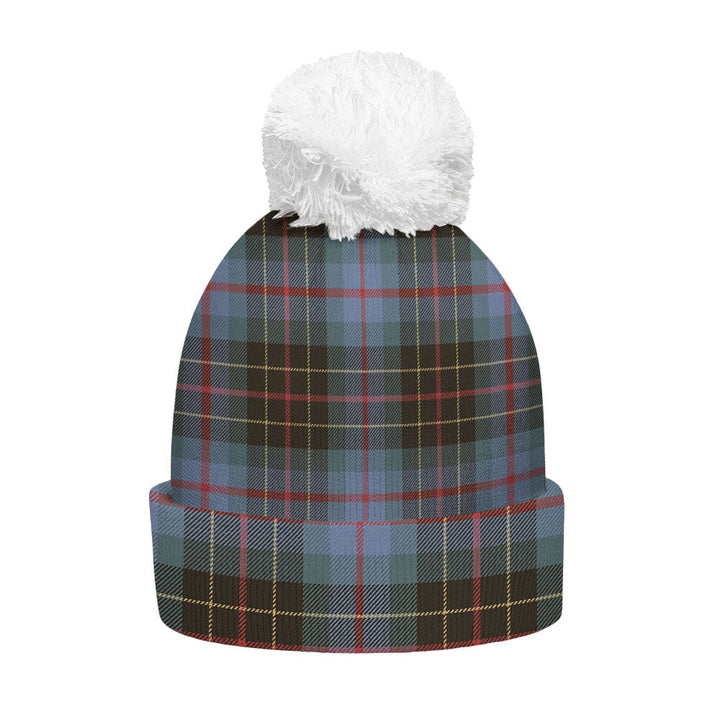 Brodie Hunting Weathered Clan Badge Tartan Bobble Beanie Hat