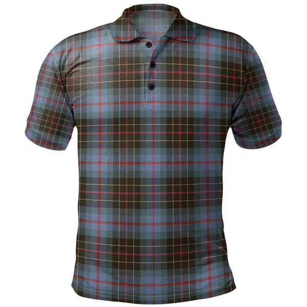 Brodie Hunting Weathered Clan Badge Tartan Polo Shirt