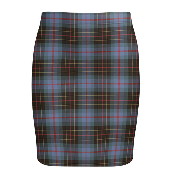 Brodie Hunting Weathered Tartan Fitted Skirt