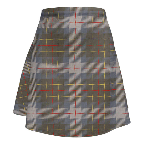 Brodie Silver (Brodie Muted) Ancient Clan Badge Tartan Flared Skirt