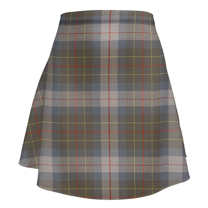 Brodie Silver (Brodie Muted) Ancient Clan Badge Tartan Flared Skirt