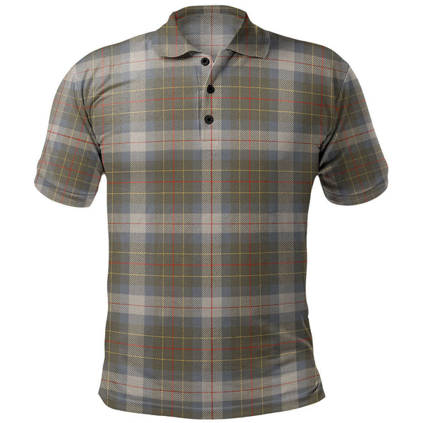 Brodie Silver (Brodie Muted) Ancient Clan Badge Tartan Polo Shirt