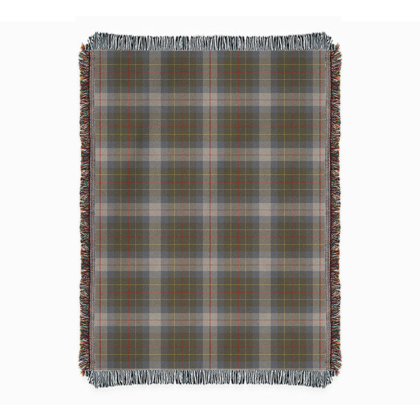 Brodie Silver (Brodie Muted) Ancient Clan Badge Tartan Woven Blanket