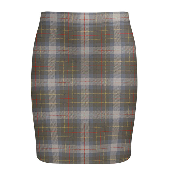 Brodie Silver (Brodie Muted) Ancient Tartan Fitted Skirt