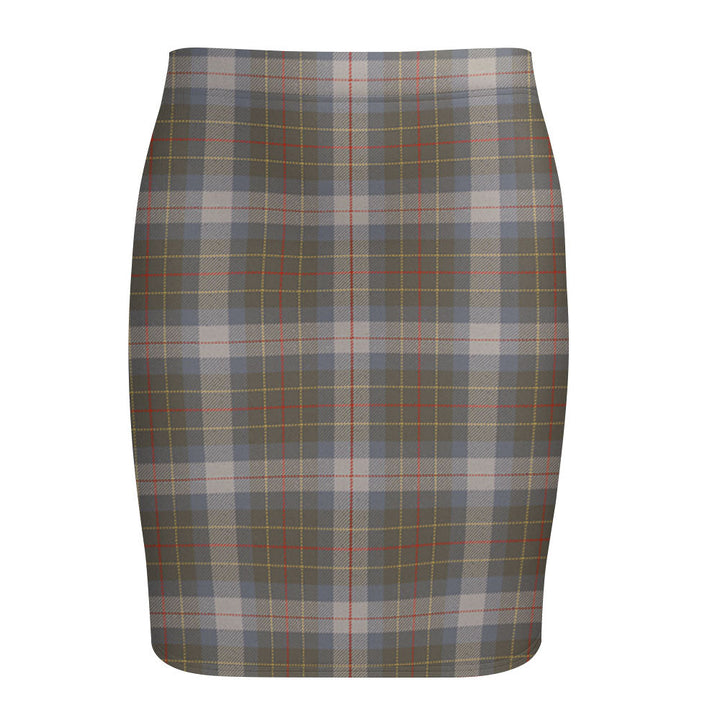 Brodie Silver (Brodie Muted) Ancient Tartan Fitted Skirt