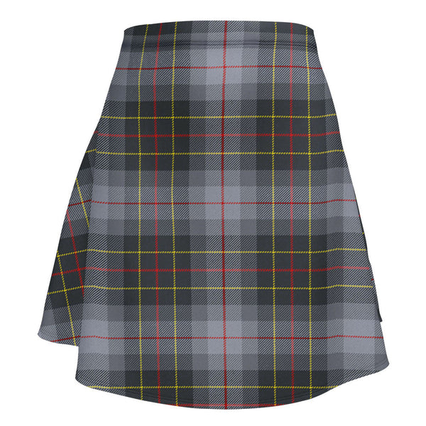 Brodie Silver (Brodie Muted) Modern Clan Badge Tartan Flared Skirt