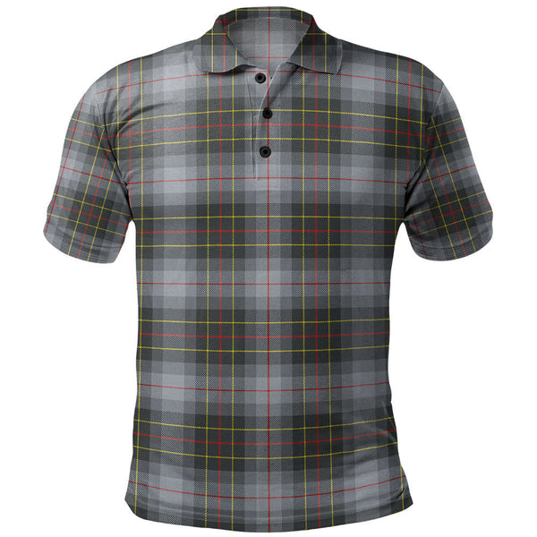 Brodie Silver (Brodie Muted) Modern Clan Badge Tartan Polo Shirt