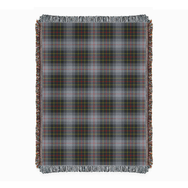 Brodie Silver (Brodie Muted) Modern Clan Badge Tartan Woven Blanket