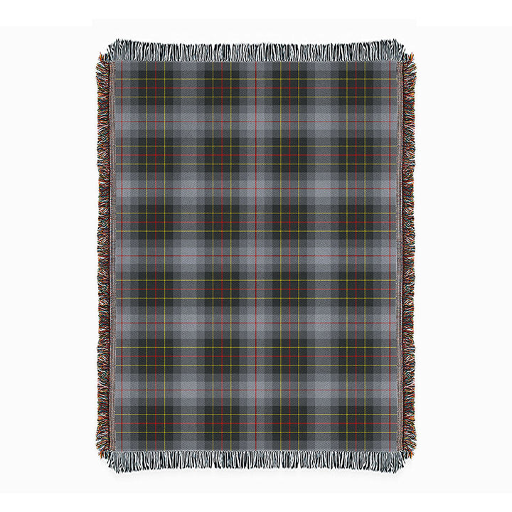 Brodie Silver (Brodie Muted) Modern Clan Badge Tartan Woven Blanket