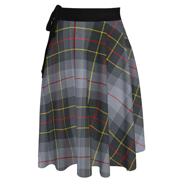 Brodie Silver (Brodie Muted) Modern Tartan Wrap Skirt