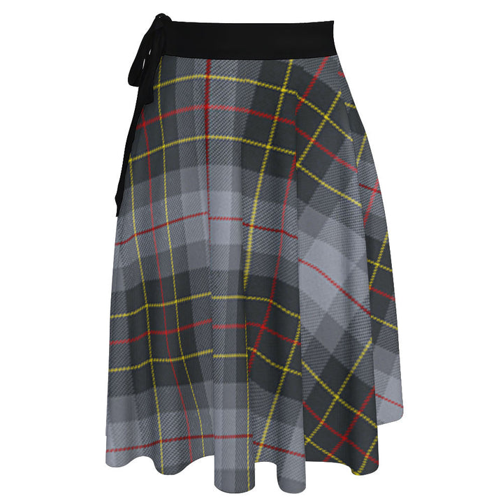 Brodie Silver (Brodie Muted) Modern Tartan Wrap Skirt
