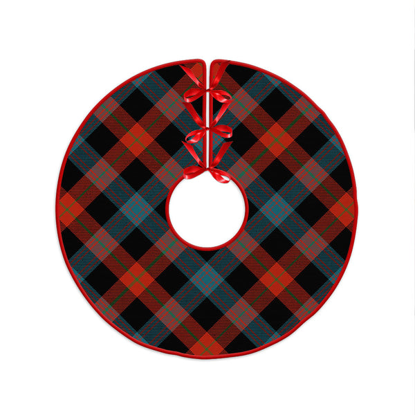 Brown (Broun) Ancient Clan Badge Tartan Christmas Tree Skirt