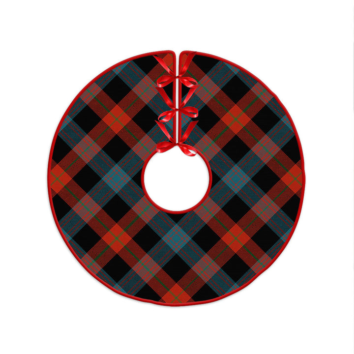 Brown (Broun) Ancient Clan Badge Tartan Christmas Tree Skirt