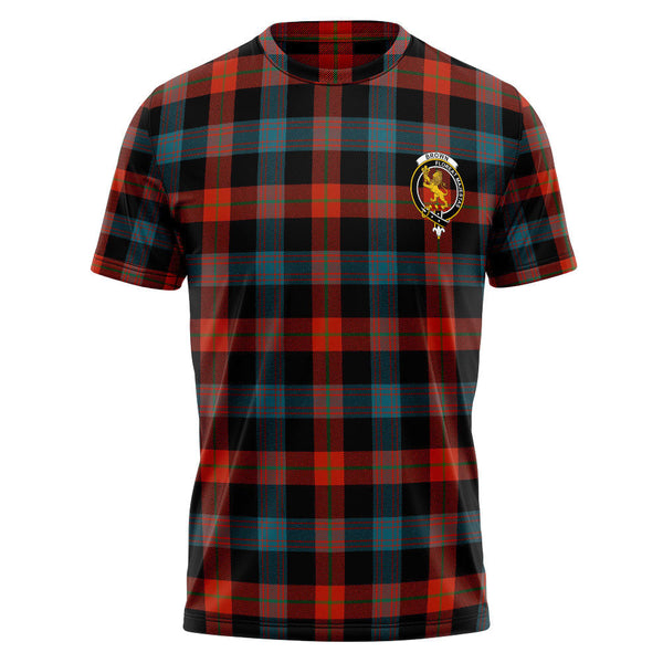Brown (Broun) Ancient Clan Badge Tartan T-Shirt