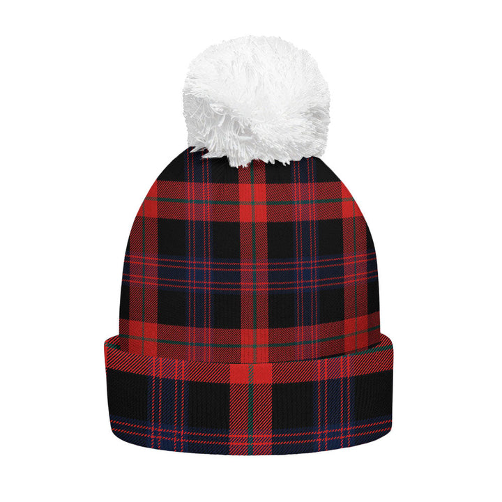 Brown (Broun) Modern Clan Badge Tartan Bobble Beanie Hat