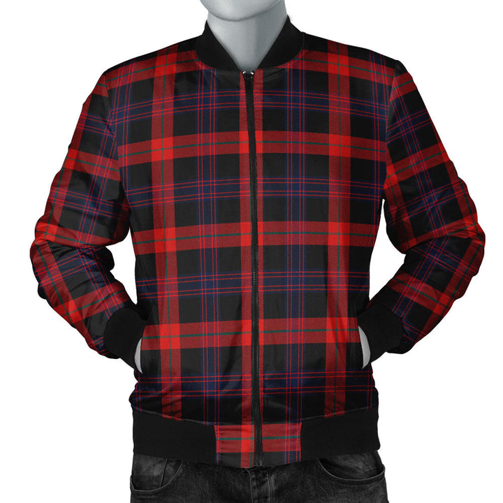 Brown (Broun) Modern Clan Badge Tartan Bomber Jacket