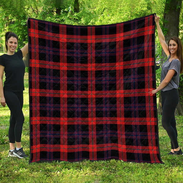 Brown (Broun) Modern Clan Badge Tartan Premium Quilt