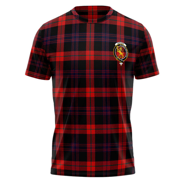 Brown (Broun) Modern Clan Badge Tartan T-Shirt