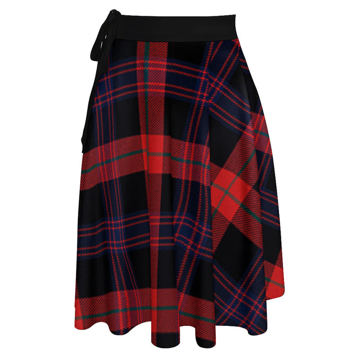 Brown (Broun) Modern Tartan Wrap Skirt