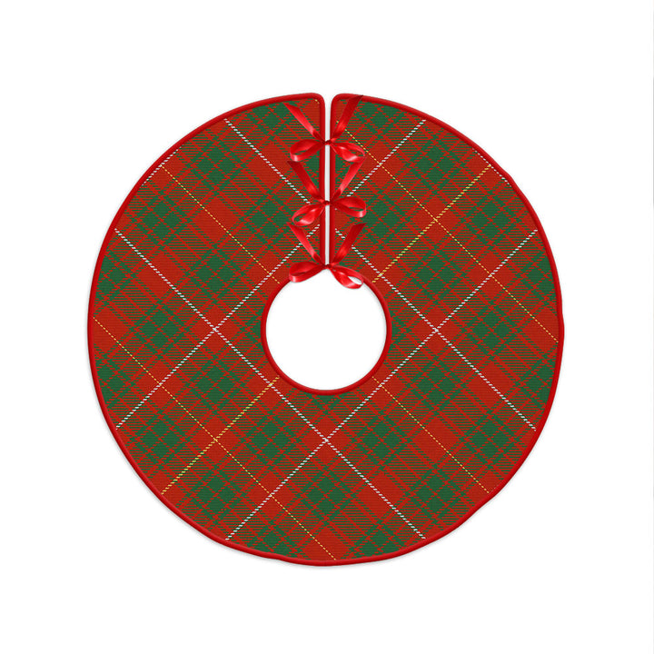 Bruce Ancient Clan Badge Tartan Christmas Tree Skirt