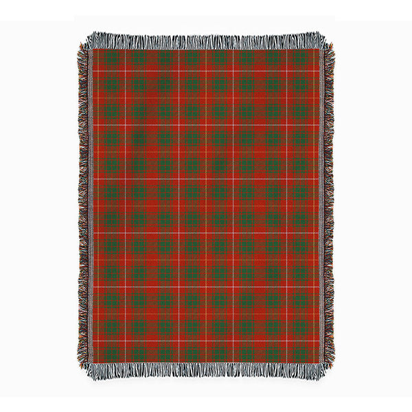 Bruce Ancient Clan Badge Tartan Woven Blanket