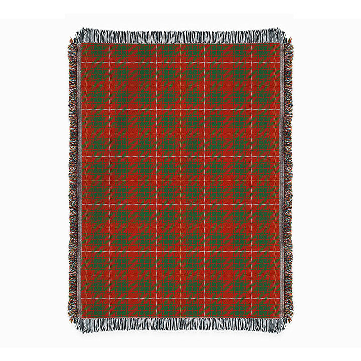Bruce Ancient Clan Badge Tartan Woven Blanket