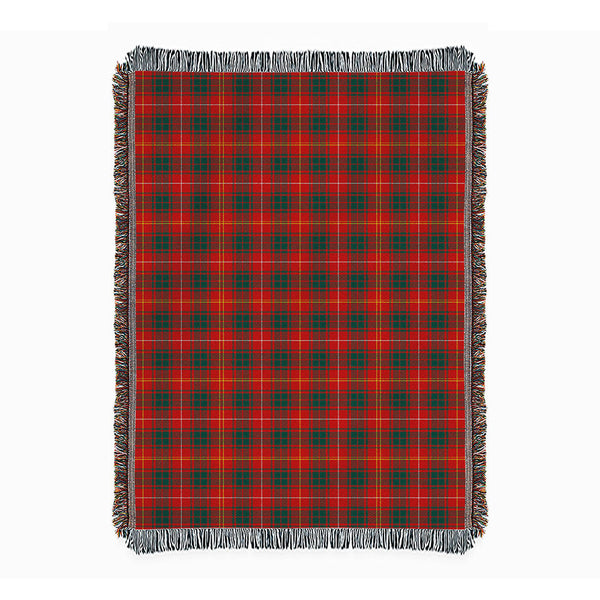 Bruce Modern Clan Badge Tartan Woven Blanket