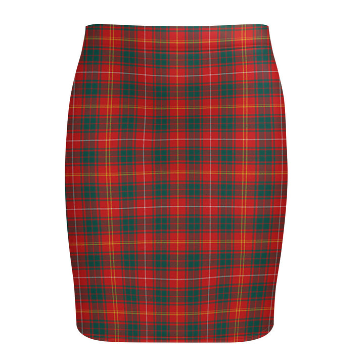 Bruce Modern Tartan Fitted Skirt